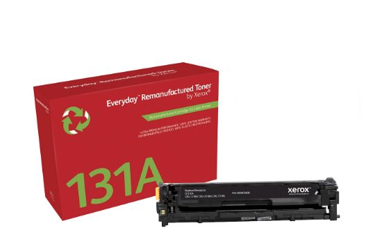 Image de Toner remanufacturé Noir Everyday™ de Xerox compatible avec HP 131A (CF210A), Capacité standard (006R03808)