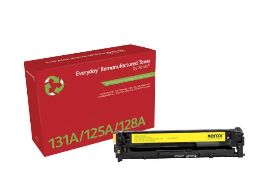 Image de Toner remanufacturé Jaune Everyday™ de Xerox compatible avec HP 131A (CF212A), Capacité standard (006R03810)