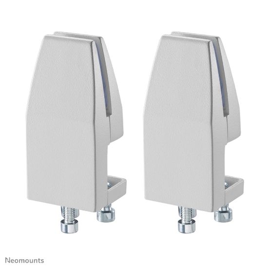 Image de Neomounts Jeu de pinces de bureau (2 pcs) - max 5 kg (NS-CLMP40WHITE)
