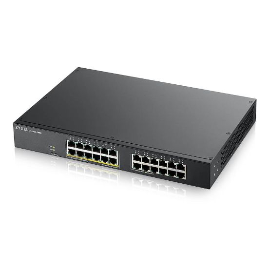 Image de Zyxel GS1900-24EP Géré L2 Gigabit Ethernet (10/100/1000) Connexion Ethernet, supportant l'alimentation via ce port (PoE) Noir (GS1900-24EP-EU0101F)