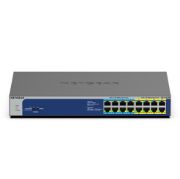Image de NETGEAR GS516UP Non-géré Gigabit Ethernet (10/100/1000) Connexion Ethernet, supportant l'alimentation via ce port (PoE) Gris (GS516UP-100EUS)