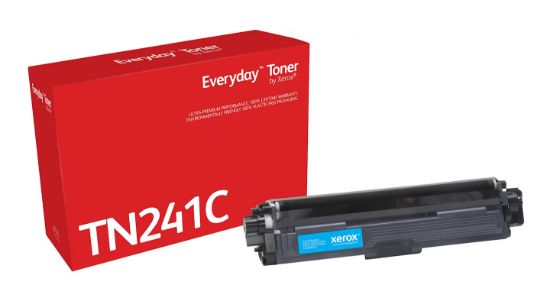 Image de Toner Cyan Everyday™ de Xerox compatible avec Brother TN241C, Capacité standard (006R03713)
