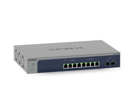 Image de NETGEAR commutateur réseau Géré L2/L3/L4 10G Ethernet (100/1000/10000) Gris, Bleu (MS510TXM)