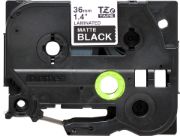 Image de Brother ruban d'étiquette Blanc sur noir (TZE-M365)