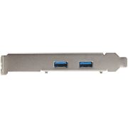 Image de StarTech.com Carte PCIe 2 Ports USB - 10Gbps/port - Carte Contrôleur Hôte USB 3.2 Gen 2 Type-A PCI Express 3.0 x2 - Carte Adaptateur Additionnelle - Full/Low Profile - Window ... (PEXUSB312A3)