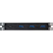 Image de StarTech.com Hub USB-C 4 Ports - 3x USB-A/1x USB-C - Hub USB 3.0 Type-C 5Gbps (USB 3.2 Gen 1) - Alimenté par Bus - Adaptateur Hub USB-C vers USB-A Portable - Câble 28.5cm/Ran ... (HB30CM3A1CB)