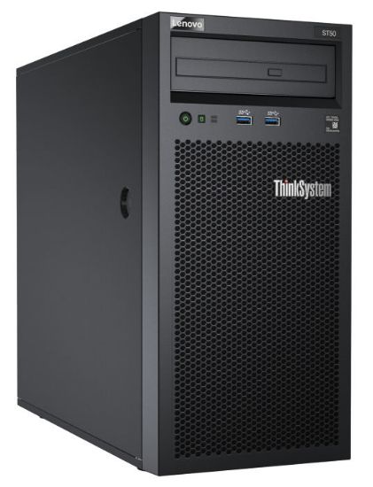 Image de Lenovo ThinkSystem ST50 serveur 2 To Tour (4U) Intel Xeon E E-2224G 3,5 GHz 8 Go DDR4-SDRAM 250 W (7Y48A03EEA)