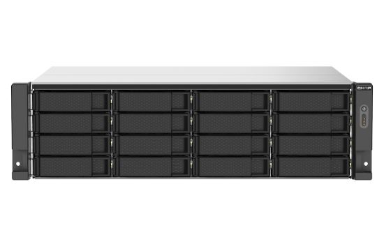 Image de QNAP serveur de stockage NAS Rack (3 U) Ryzen Embedded V1500B 16 Go DDR4 0 To QNAP QTS Noir, Gris (TS-1673AU-RP-16G)
