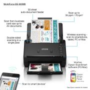 Image de Epson WorkForce ES-500WII Alimentation papier de scanner 600 x 600 DPI A4 Noir (B11B263401)