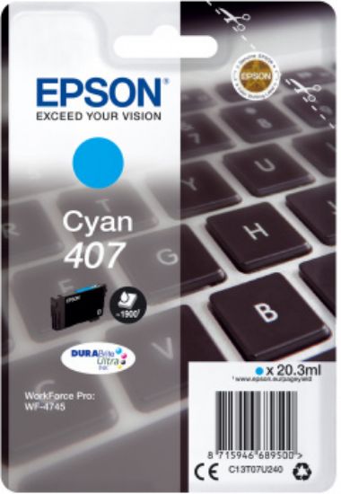 Image de Epson WF-4745 Series Ink Cartridge L Cyan (C13T07U240)