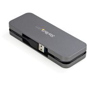 Image de StarTech.com Hub USB 3.0 à 4 Ports - USB-A vers 4x USB-A - Mini Hub USB 3.2 Gen 1 Type-A SuperSpeed 5Gbps - Alimenté par Bus - Concentrateur USB avec Câble Long de 28cm et Gest ... (HB30AM4AB)