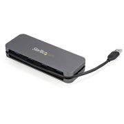Image de StarTech.com Hub USB 3.0 à 4 Ports - USB-A vers 4x USB-A - Mini Hub USB 3.2 Gen 1 Type-A SuperSpeed 5Gbps - Alimenté par Bus - Concentrateur USB avec Câble Long de 28cm et Gest ... (HB30AM4AB)
