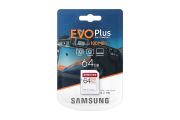 Image de Samsung EVO Plus 64 Go SDHC UHS-I Classe 10 (MB-SC64H/EU)