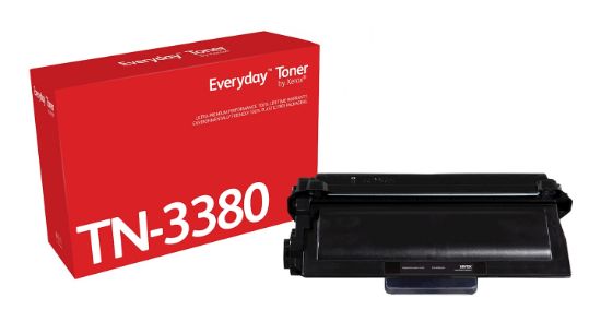 Image de Toner Mono Everyday™ de Xerox compatible avec Brother TN3380, Capacité standard (006R04206)