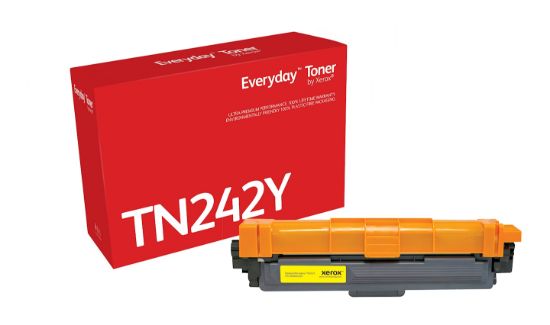 Image de Toner Jaune Everyday™ de Xerox compatible avec Brother TN242Y, Capacité standard (006R04226)
