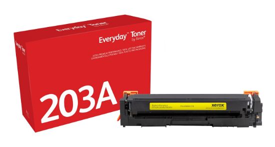 Image de Toner Everyday™ _OEM_NAME_ Jaune de Xerox compatible avec HP 203A (CF542A), Capacité standard (006R04178)
