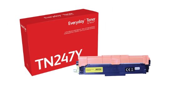 Image de Toner Jaune Everyday™ de Xerox compatible avec Brother TN247Y, Grande capacité (006R04320)
