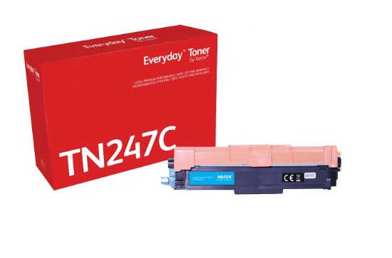 Image de Toner Cyan Everyday™ de Xerox compatible avec Brother TN247C, Grande capacité (006R04231)