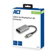 Image de ACT câble vidéo et adaptateur 0,15 m USB Type-C DisplayPort Gris (AC7030)