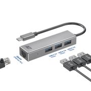 Image de ACT station d'accueil USB 3.2 Gen 1 (3.1 Gen 1) Type-C Gris (AC7055)