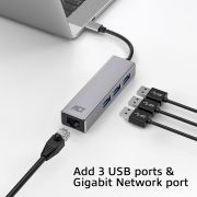 Image de ACT station d'accueil USB 3.2 Gen 1 (3.1 Gen 1) Type-C Gris (AC7055)