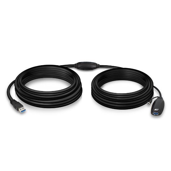 Image de ACT câble USB USB 3.2 Gen 1 (3.1 Gen 1) 10 m USB A Noir (AC6110)