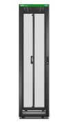 Image de APC Baie EasyRack 600mm/48U/1000mm avec toit, panneau latéral, roulettes, noir (ER6802)