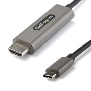 Image de StarTech.com Câble USB C vers HDMI 4K 60Hz HDR10 4m - Câble Adaptateur Vidéo Ultra HD USB Type-C vers HDMI 4K 2.0b - Convertisseur Graphique USB-C vers HDMI HDR - DP 1.4 Alt ... (CDP2HDMM4MH)