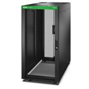 Image de APC Baie EasyRack 600mm/24U/1200mm avec toit, panneau latéral, roulettes, noir (ER6422)