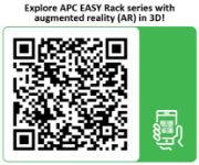 Image de APC Baie EasyRack 600mm/24U/1200mm avec toit, panneau latéral, roulettes, noir (ER6422)