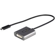 Image de StarTech.com Adaptateur USB C vers DVI - Adaptateur Dongle USB-C vers DVI-D 1920x1200p - USB Type C vers Écrans/Affichages DVI - Convertisseur Graphique - Compatible Thunderbol ... (CDP2DVIEC)