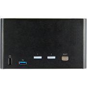 Image de StarTech.com Switch KVM 2 Ports Quadruple Écran DisplayPort - 4K 60Hz UHD HDR - Concentrateur KVM 4K DP 1.2 avec 2 Ports USB 3.0 (5Gbps) & 4 Ports USB 2.0 HID, Audio - Commu ... (SV231QDPU34K)