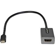 Image de StarTech.com Adaptateur Mini DisplayPort vers HDMI - Dongle mDP vers HDMI - 1080p - mDP 1.2 vers Écran/Affichage HDMI - Convertisseur Vidéo - Câble Attaché de 30,4cm - Version A ... (MDP2HDEC)