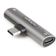 Image de StarTech.com Adaptateur USB-C Audio & Chargeur - Convertisseur Audio Port USB-C Casque/Écouteurs - 60W USB Type-C Power Delivery Pass-Through - Smartphone/Tablette/Portable (CDP2CAPDM)