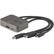 Image de StarTech.com Adaptateur MultiPorts 3-en-1 vers HDMI - Convertisseur USB-C 4K 60Hz, HDMI ou Mini DisplayPort vers HDMI pour Salles de Conférences - Adaptateur Digital AV Video ... (CDPHDMDP2HD)