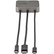 Image de StarTech.com Adaptateur MultiPorts 3-en-1 vers HDMI - Convertisseur USB-C 4K 60Hz, HDMI ou Mini DisplayPort vers HDMI pour Salles de Conférences - Adaptateur Digital AV Video ... (CDPHDMDP2HD)