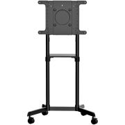 Image de StarTech.com Chariot Meuble TV - Support TV sur Roulettes Portable pour Écrans VESA 37-70" (70kg) - Pied TV avec Étagère de Rangement - Inclinable - Gabarit de Montage Univer ... (MBLTVSTNDEC)