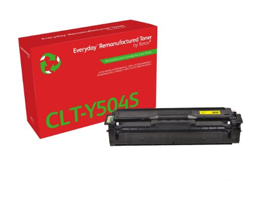 Image de Toner remanufacturé Jaune Everyday™ de Xerox compatible avec Samsung CLT-Y504S, Capacité standard (006R04311)