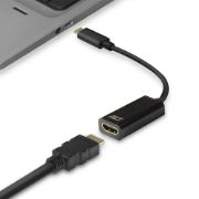 Image de ACT câble vidéo et adaptateur 0,15 m USB Type-C HDMI Type A (Standard) Noir (AC7305)