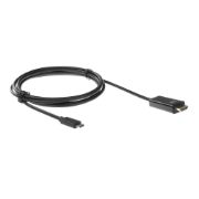 Image de ACT câble vidéo et adaptateur 2 m USB Type-C HDMI Type A (Standard) Noir (AC7315)