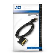 Image de ACT câble vidéo et adaptateur 1,8 m DisplayPort DVI Noir (AC7505)