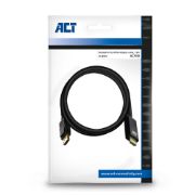 Image de ACT câble vidéo et adaptateur 1,8 m DisplayPort HDMI Type A (Standard) Noir (AC7550)