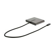 Image de StarTech.com Adaptateur USB C vers 4 HDMI - Carte Vidéo & Graphique Externe - Convertisseur USB Type-C vers Quadruple Écran HDMI - 1080p 60Hz - Dongle Multi Écran - Windows Uniq ... (USBC2HD4)