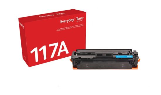 Image de Toner Everyday™ _OEM_NAME_ Cyan de Xerox compatible avec HP 117A (W2071A), Capacité standard (006R04592)