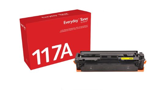 Image de Toner Everyday™ _OEM_NAME_ Jaune de Xerox compatible avec HP 117A (W2072A), Capacité standard (006R04593)