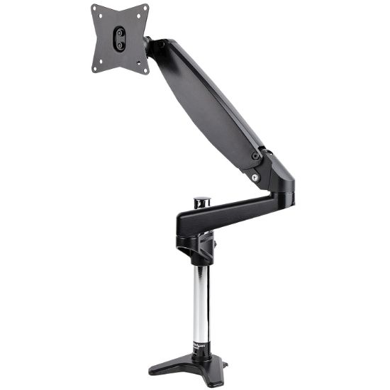 Image de StarTech.com Support Simple Écran PC - Bras Moniteur VESA - Support Écran Bureau 32" ou 49" (32:9)/ 8kg - Porte Écran Hauteur Réglable/Articulé - Fixation Pince/œillet (ARMPIVOTE2)