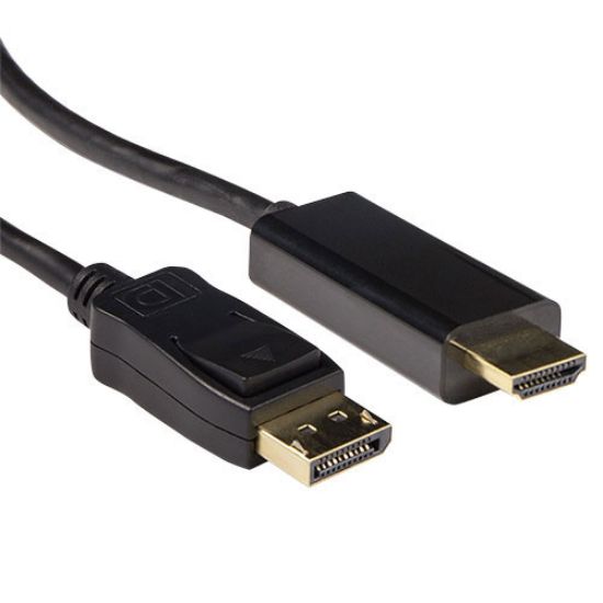 Image de ACT câble vidéo et adaptateur 1,8 m DisplayPort HDMI Noir (AK3990)