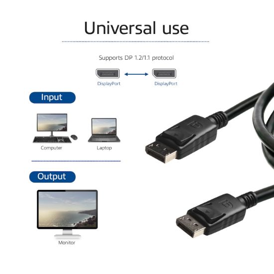 Image de ACT câble DisplayPort 5 m Noir (AK3982)
