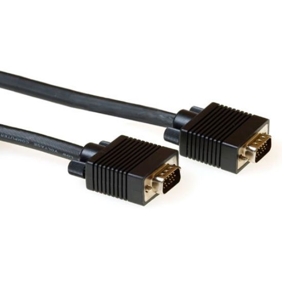 Image de ACT VGA connection cable male-male black 1.8 m câble VGA 1,8 m VGA (D-Sub) Noir (AK4260)