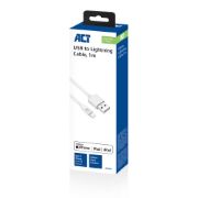 Image de ACT câble Lightning 1 m Blanc (AC3011)